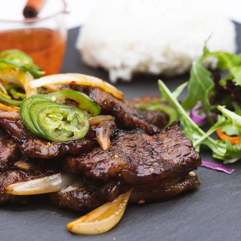 Korean BBQ Teriyaki Burger: A Flavorful Fusion