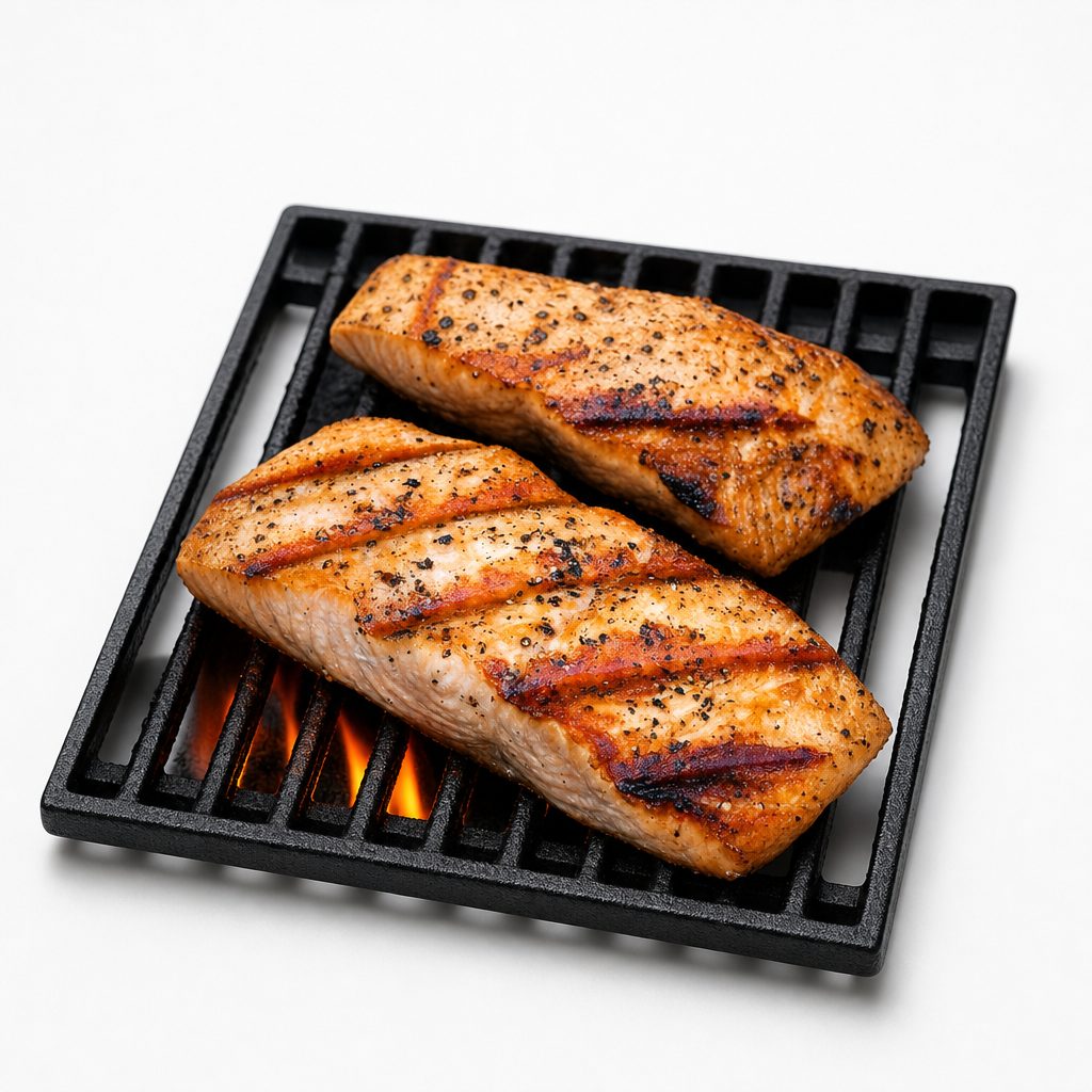 Grilled Salmon.