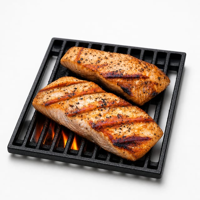 Grilled Salmon.
