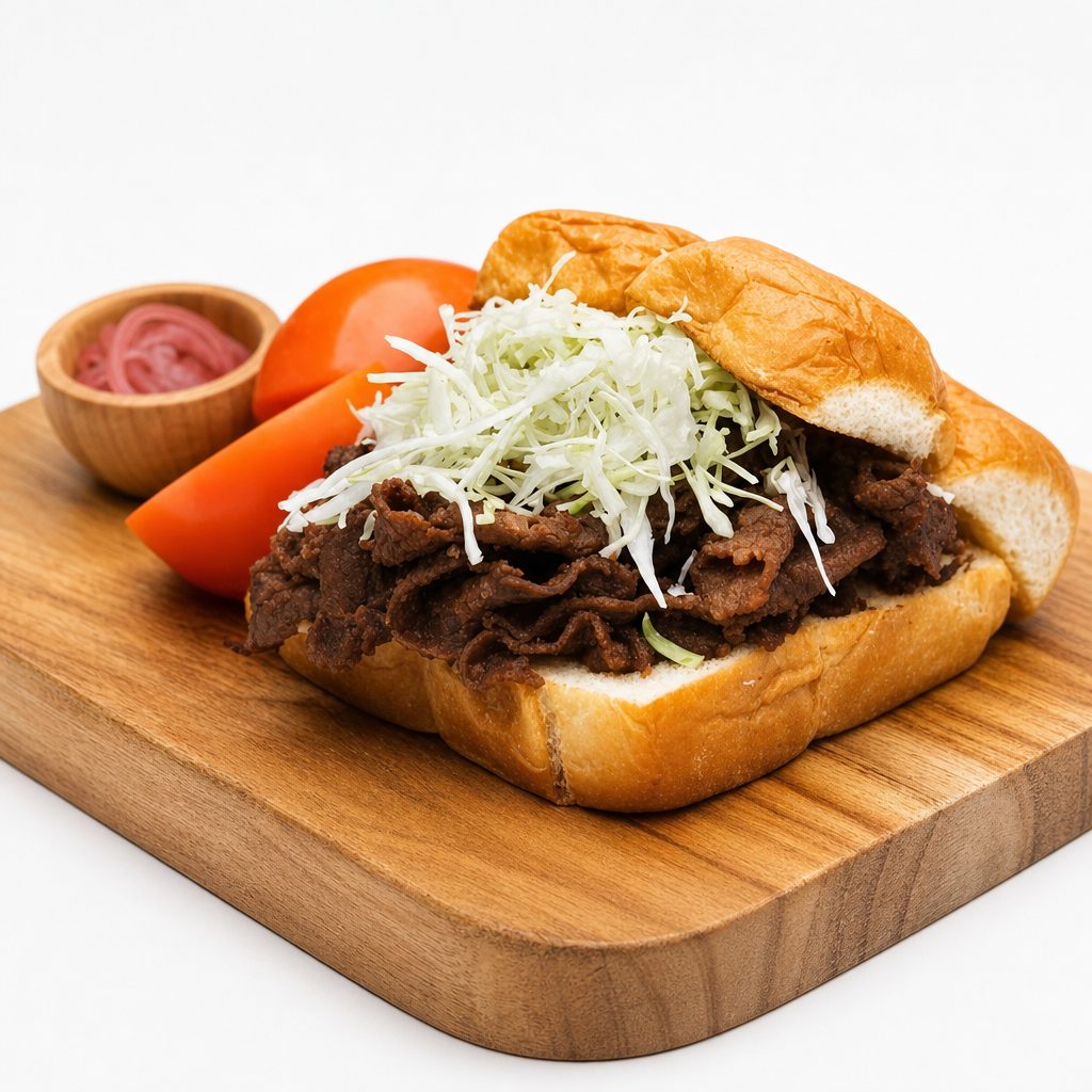 Kalbi Burger.