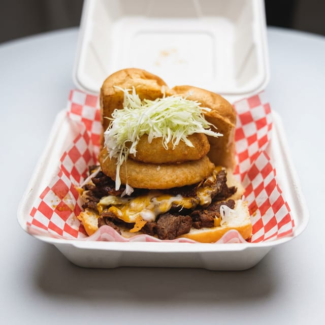 Hungry Boy Burger.