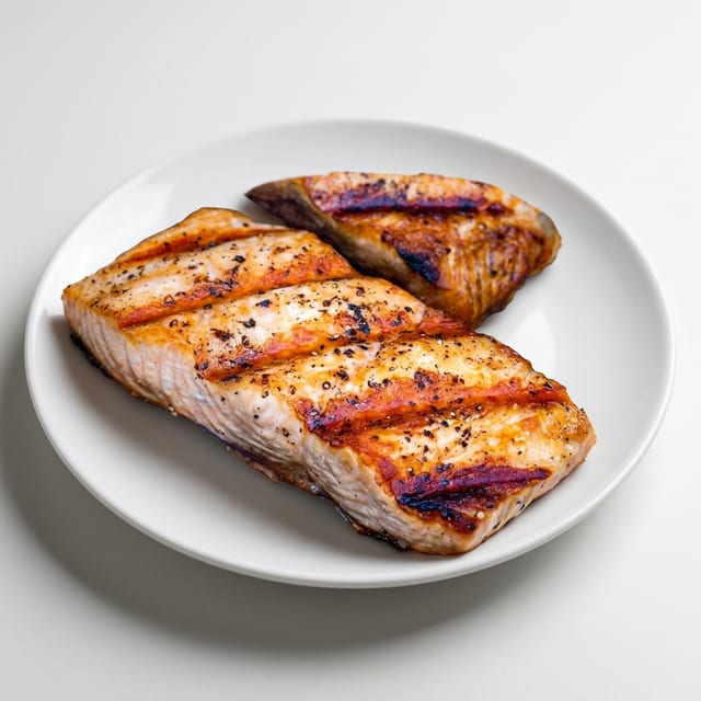 Grilled Salmon.