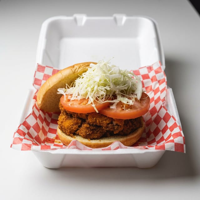 Crispy Chicken Burger.