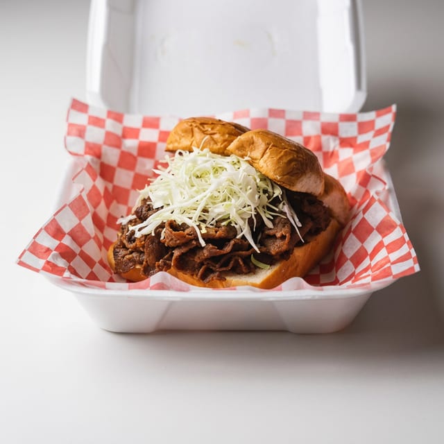 Kalbi Burger.